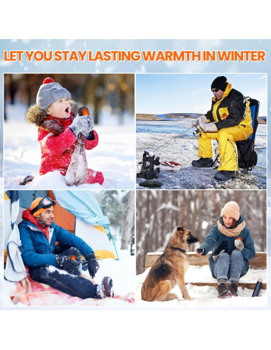 Calentadores de Manos Recargables FULOG 2 Paquete 3000mAh