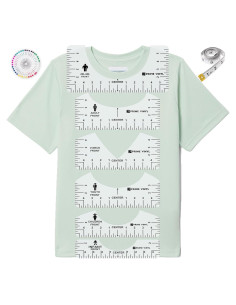 Regla para Camisetas 8 Piezas Prime Vinyl - Alineación Vinilo