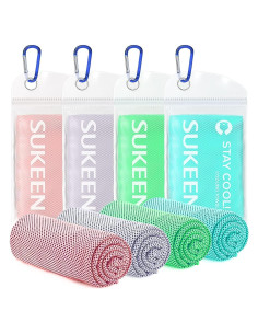 Toalla Enfriadora Sukeen 4 Pack Microfibra 101.6x30.5cm