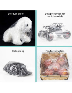 30 Gorras de Ducha Desechables AIDIQIU Impermeables 52cm 2