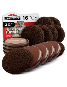 Deslizadores de Muebles X-PROTECTOR 8+8 para Alfombra y Piso Duro