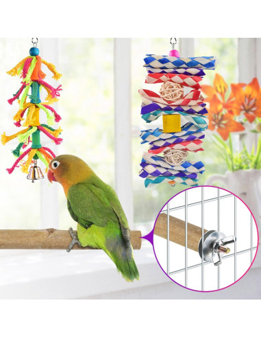 Juguetes para Aves KATUMO 7 en 1 - Escalera, Columpio y Perchas