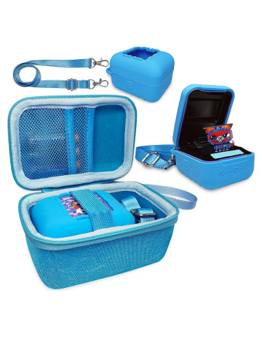 Funda Dura y Silicona JCHPINE para Mascota Digital Bitzee Azul
