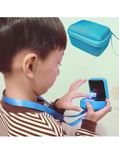 Funda Dura y Silicona JCHPINE para Mascota Digital Bitzee Azul