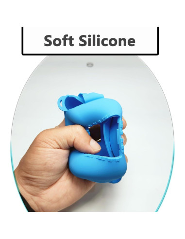 Funda Dura y Silicona JCHPINE para Mascota Digital Bitzee Azul