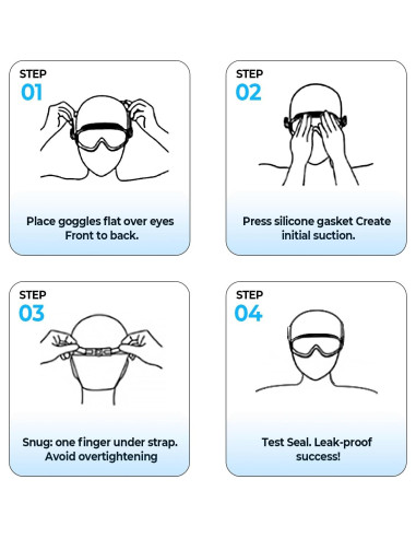 Gafas de natación VegoVia Adultas 180 Anti-vaho UV