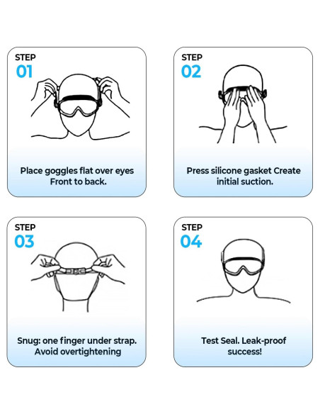 Gafas de natación VegoVia Adultas 180 Anti-vaho UV Gafas de natación VegoVia Adultas 180 Anti-vaho UV