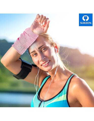 Toalla Enfriadora Sukeen 4 Pack Microfibra 101.6x30.5cm