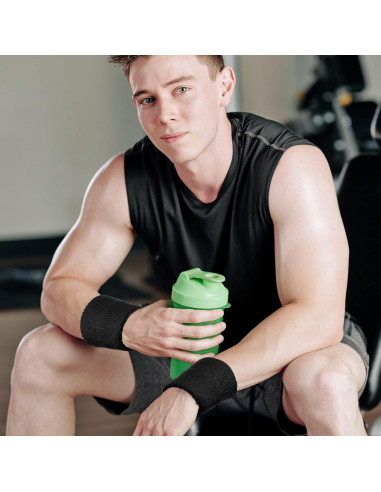 Muñequera de Sudor Bememo 24 Pcs Unisex Elásticas Absorbentes