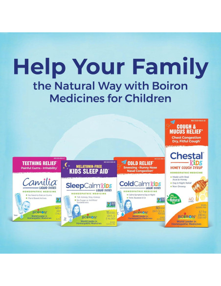 Gránulos Disolventes SleepCalm Kids Boiron - 2 Tubos 160g