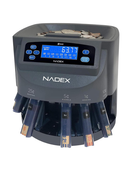 Contador y Clasificador de Monedas Nadex S540 Pro - 300 Monedas/min