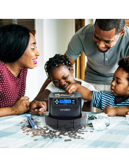 Contador y Clasificador de Monedas Nadex S540 Pro - 300 Monedas/min