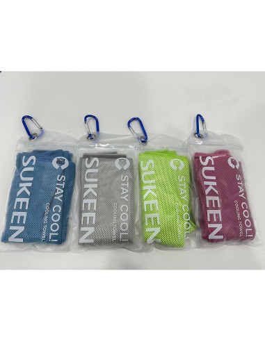Toalla Enfriadora Sukeen 4 Pack Microfibra 101.6x30.5cm