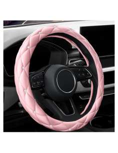 Cubierta de Volante YOGURTCK Rosa Bebé con Cristales 37-38 cm