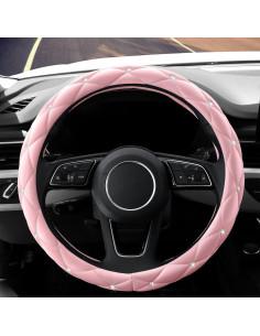 Cubierta de Volante YOGURTCK Rosa Bebé con Cristales 37-38 cm 2