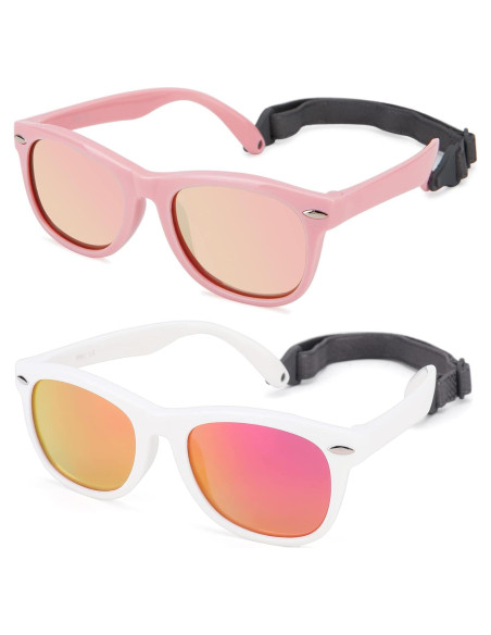 Gafas de sol polarizadas HYCREDI para bebés 0-24 meses UV 100%