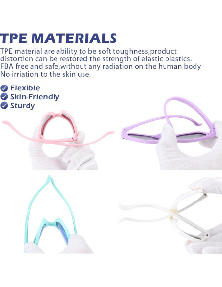 Gafas de sol polarizadas HYCREDI para bebés 0-24 meses UV 100%