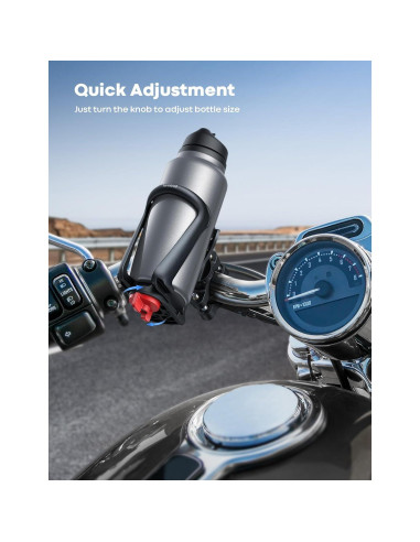 Soporte para Botellas de Agua Lamicall para Bicicleta 5-7cm