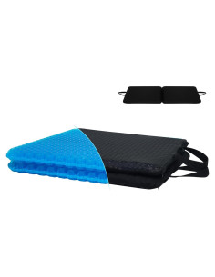 Cojín de Gel LYUANEC Doble Tamaño 48.3x44.5cm y 96.5x44.5cm