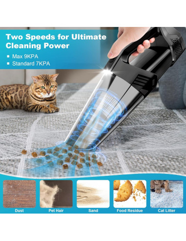 Aspiradora de Mano Inalámbrica Blestan LT-114 0.35L 20min