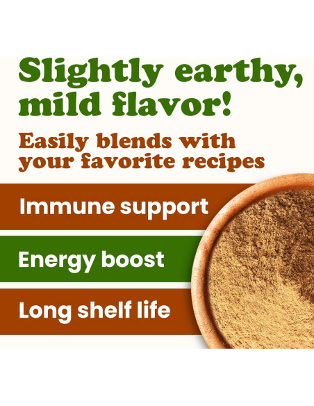 Polvo de Hongo Cordyceps Orgánico Food to Live 227g - Vegano, Kosher