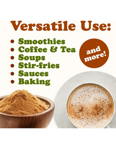 Polvo de Hongo Cordyceps Orgánico Food to Live 227g - Vegano, Kosher