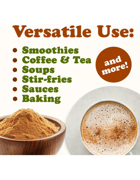 Polvo de Hongo Cordyceps Orgánico Food to Live 227g - Vegano, Kosher