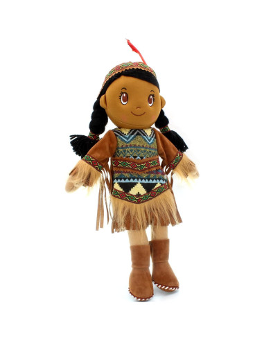 Muñeca de trapo nativa americana Kinnex 35.56 cm Aruna