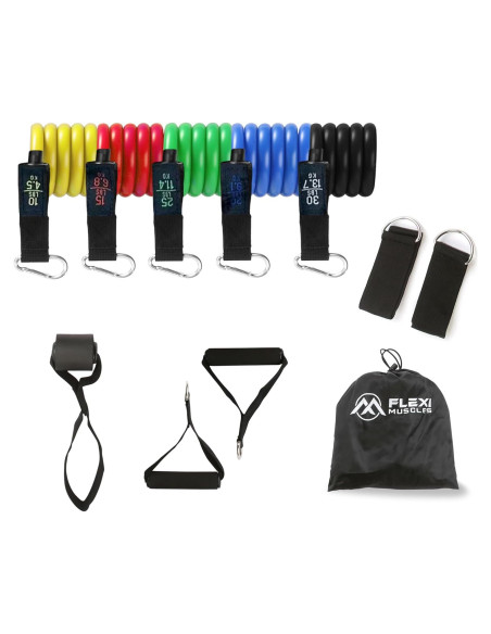 Conjunto de Bandas de Resistencia FLEXI MUSCLES 100 LBS