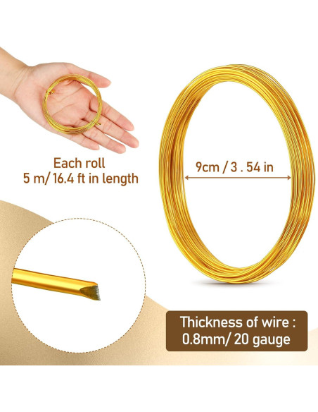 25 Rollos Alambre de Aluminio Multicolor Ferraycle 0.8 mm