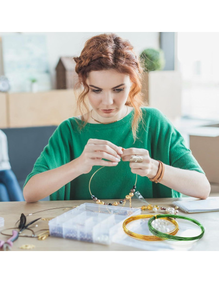 25 Rollos Alambre de Aluminio Multicolor Ferraycle 0.8 mm