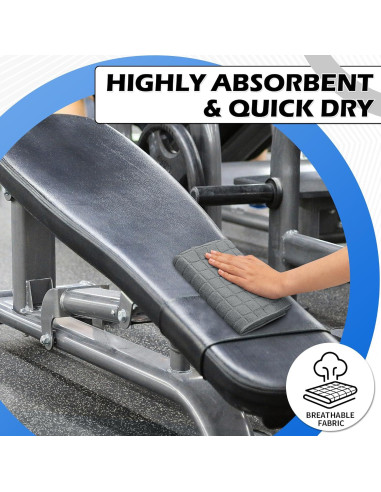 Toallas de Microfibra para Gimnasio HOMERHYME - 3 Unidades 68.6x40.6cm