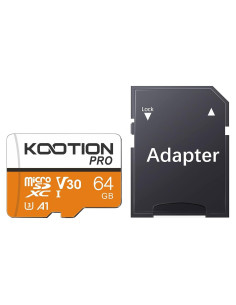 Tarjeta Micro SD 64GB KOOTION UHS-I C10 U3 A1 V30 4K UHD