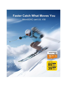 Tarjeta Micro SD 64GB KOOTION UHS-I C10 U3 A1 V30 4K UHD 2