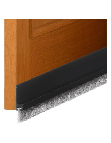 Barrera de Puerta uxcell 100 cm con Adhesivo Aislante Negro