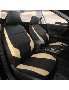 Funda de Asiento Delantero GIANT PANDA Beige para Kia (2-Pack) 2