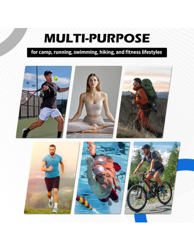 Toallas de Microfibra para Gimnasio HOMERHYME - 3 Unidades 68.6x40.6cm