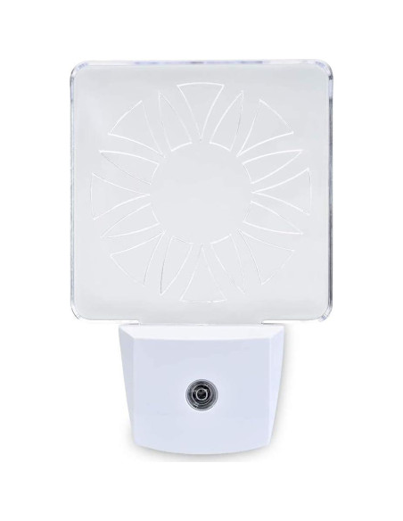 Luz Nocturna LED Roja BioRhythm - Paquete de 2 - Círculo