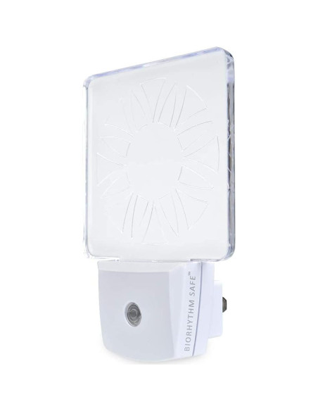 Luz Nocturna LED Roja BioRhythm - Paquete de 2 - Círculo