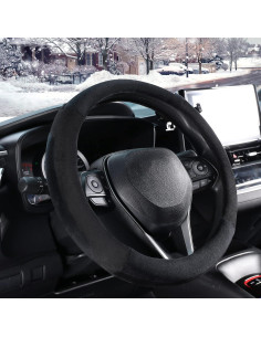 Cubierta de Volante SEG Direct 37-38 cm Terciopelo Negro 2