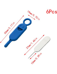 Kit de Herramientas para Extracción de Tarjeta SIM Lilaly 6 Pcs 2