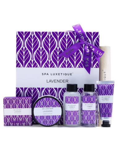 Set de Baño Spa Luxetique Lavanda - Regalo para Mujeres