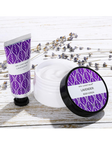 Set de Baño Spa Luxetique Lavanda - Regalo para Mujeres
