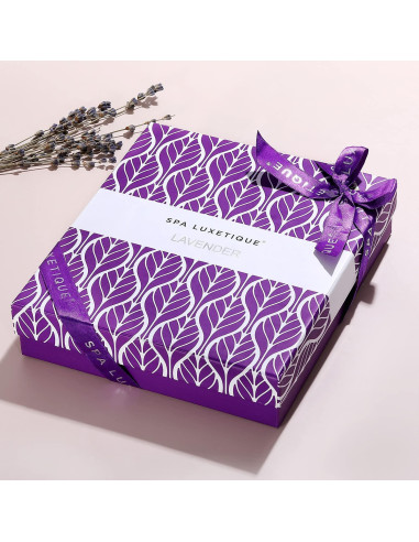 Set de Baño Spa Luxetique Lavanda - Regalo para Mujeres