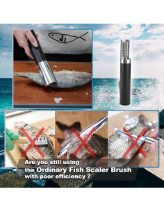 Escalador de Pescado Eléctrico YiDeyuLL 5500 RPM Inalámbrico 2