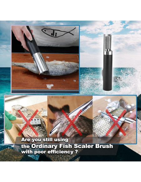 Escalador de Pescado Eléctrico YiDeyuLL 5500 RPM Inalámbrico