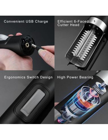 Escalador de Pescado Eléctrico YiDeyuLL 5500 RPM Inalámbrico