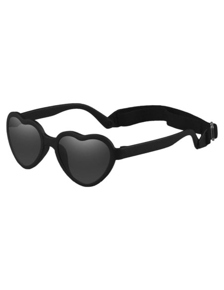 Gafas de sol polarizadas para bebés corazón con correa - UV400