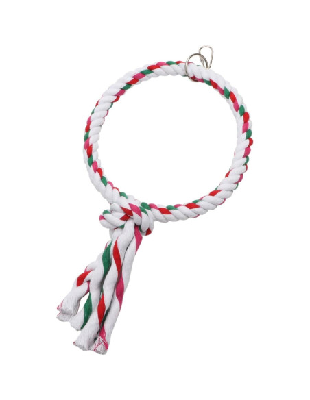 Columpio de Cuerda para Aves Wontee 20.96x39.88cm Redondo Columpio de Cuerda para Aves Wontee 20.96x39.88cm Redondo