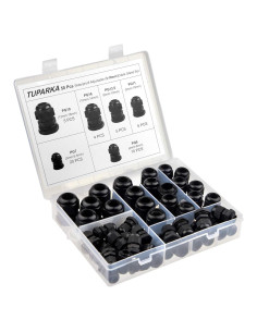 Kit de Conectores de Cable Impermeables TUPARKA 50 Piezas 3-16mm